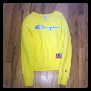 Reverse Weave Crew, Chenille Logo